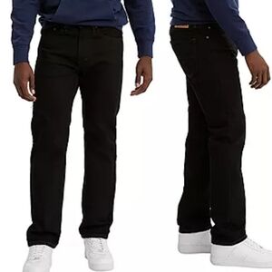 🆕️ Levi's 505 Straight Regular Fit Jeans in Black - 29x32